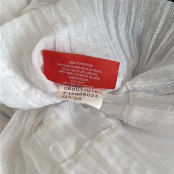 opalhouse white crushed sheer curtain panel 84"x42" (Set of 2) - Picture 7 of 7